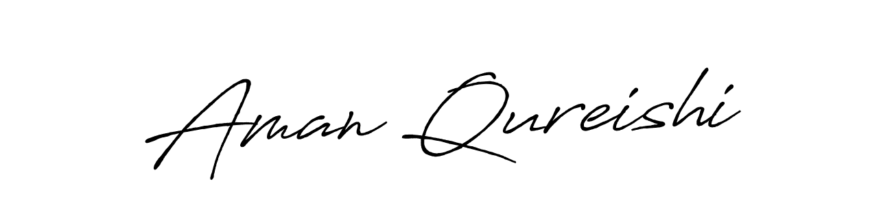 if you are searching for the best signature style for your name Aman Qureishi. so please give up your signature search. here we have designed multiple signature styles  using Antro_Vectra_Bolder. Aman Qureishi signature style 7 images and pictures png