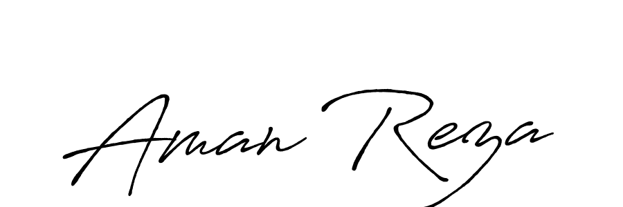 It looks lik you need a new signature style for name Aman Reza. Design unique handwritten (Antro_Vectra_Bolder) signature with our free signature maker in just a few clicks. Aman Reza signature style 7 images and pictures png