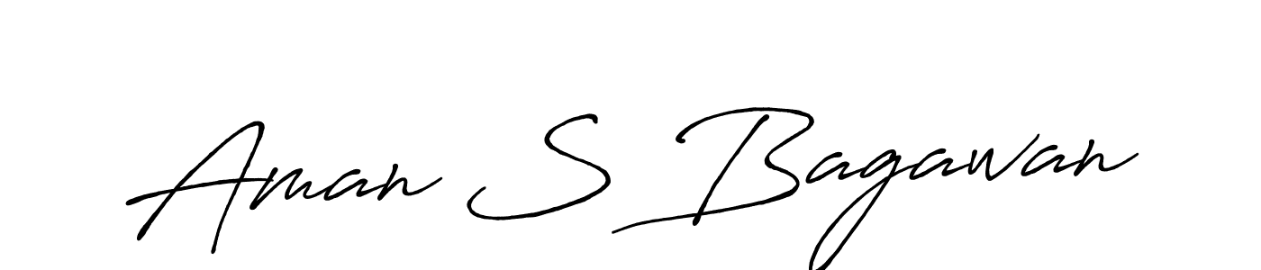 Also we have Aman S Bagawan name is the best signature style. Create professional handwritten signature collection using Antro_Vectra_Bolder autograph style. Aman S Bagawan signature style 7 images and pictures png