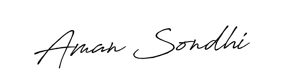 Also we have Aman Sondhi name is the best signature style. Create professional handwritten signature collection using Antro_Vectra_Bolder autograph style. Aman Sondhi signature style 7 images and pictures png