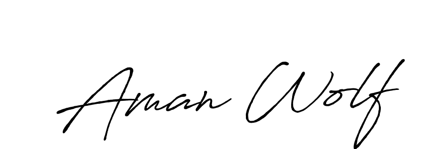 This is the best signature style for the Aman Wolf name. Also you like these signature font (Antro_Vectra_Bolder). Mix name signature. Aman Wolf signature style 7 images and pictures png