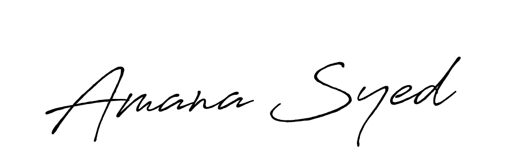 This is the best signature style for the Amana Syed name. Also you like these signature font (Antro_Vectra_Bolder). Mix name signature. Amana Syed signature style 7 images and pictures png