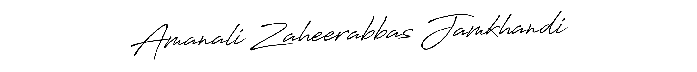 How to make Amanali Zaheerabbas Jamkhandi signature? Antro_Vectra_Bolder is a professional autograph style. Create handwritten signature for Amanali Zaheerabbas Jamkhandi name. Amanali Zaheerabbas Jamkhandi signature style 7 images and pictures png