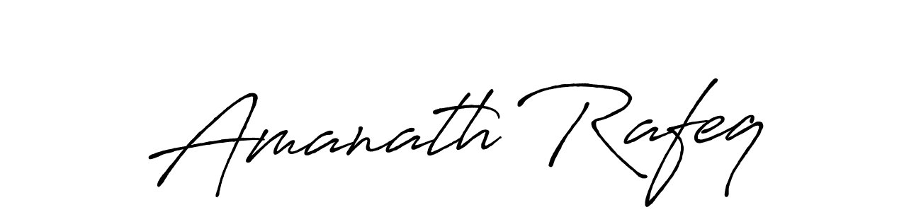 How to make Amanath Rafeq signature? Antro_Vectra_Bolder is a professional autograph style. Create handwritten signature for Amanath Rafeq name. Amanath Rafeq signature style 7 images and pictures png