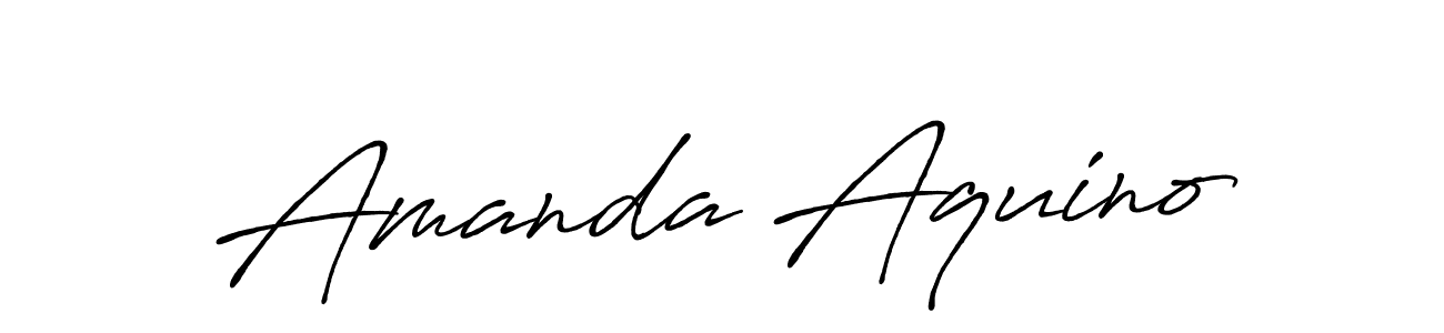 Make a beautiful signature design for name Amanda Aquino. With this signature (Antro_Vectra_Bolder) style, you can create a handwritten signature for free. Amanda Aquino signature style 7 images and pictures png