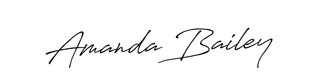 Design your own signature with our free online signature maker. With this signature software, you can create a handwritten (Antro_Vectra_Bolder) signature for name Amanda Bailey. Amanda Bailey signature style 7 images and pictures png