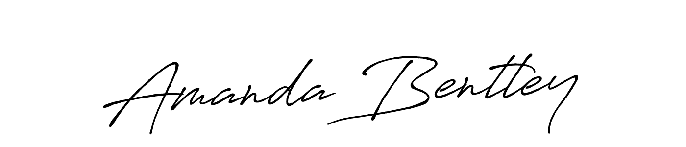 Make a beautiful signature design for name Amanda Bentley. With this signature (Antro_Vectra_Bolder) style, you can create a handwritten signature for free. Amanda Bentley signature style 7 images and pictures png