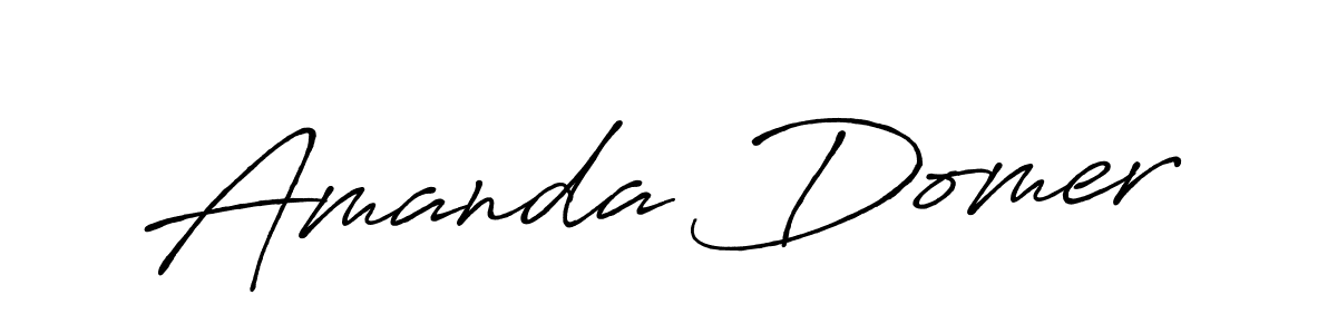 Once you've used our free online signature maker to create your best signature Antro_Vectra_Bolder style, it's time to enjoy all of the benefits that Amanda Domer name signing documents. Amanda Domer signature style 7 images and pictures png