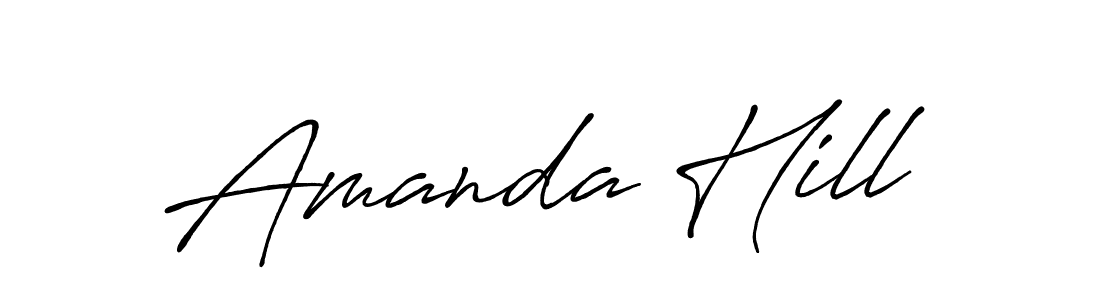 This is the best signature style for the Amanda Hill name. Also you like these signature font (Antro_Vectra_Bolder). Mix name signature. Amanda Hill signature style 7 images and pictures png