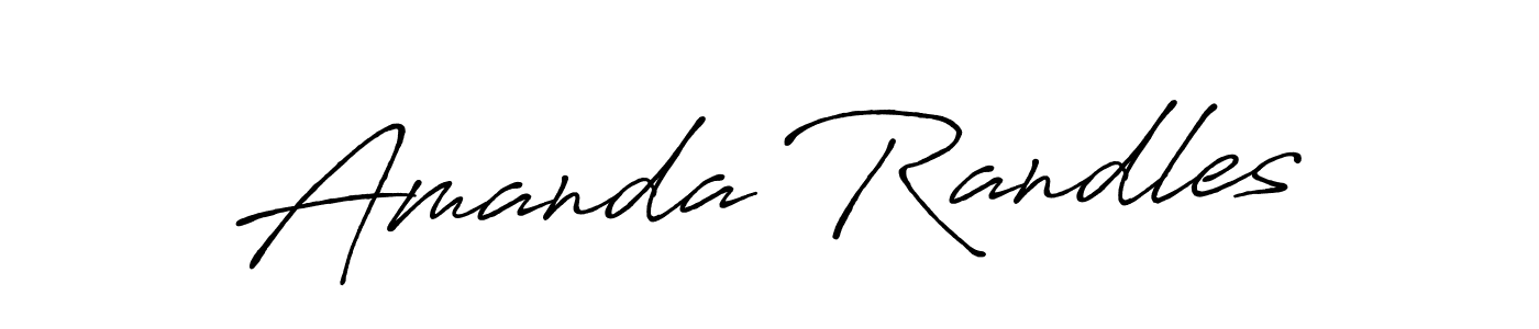 How to make Amanda Randles name signature. Use Antro_Vectra_Bolder style for creating short signs online. This is the latest handwritten sign. Amanda Randles signature style 7 images and pictures png