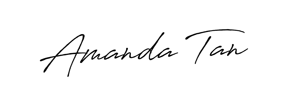 Make a beautiful signature design for name Amanda Tan. Use this online signature maker to create a handwritten signature for free. Amanda Tan signature style 7 images and pictures png