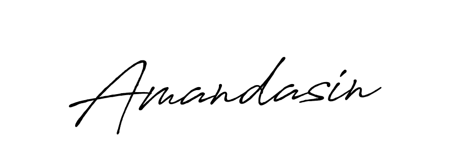 Design your own signature with our free online signature maker. With this signature software, you can create a handwritten (Antro_Vectra_Bolder) signature for name Amandasin. Amandasin signature style 7 images and pictures png