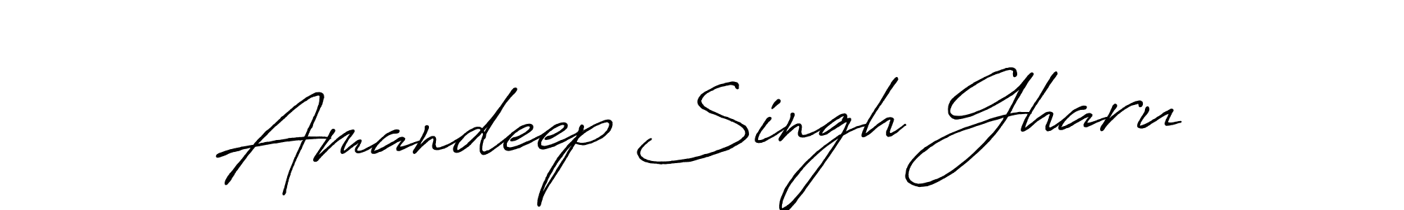 Make a short Amandeep Singh Gharu signature style. Manage your documents anywhere anytime using Antro_Vectra_Bolder. Create and add eSignatures, submit forms, share and send files easily. Amandeep Singh Gharu signature style 7 images and pictures png