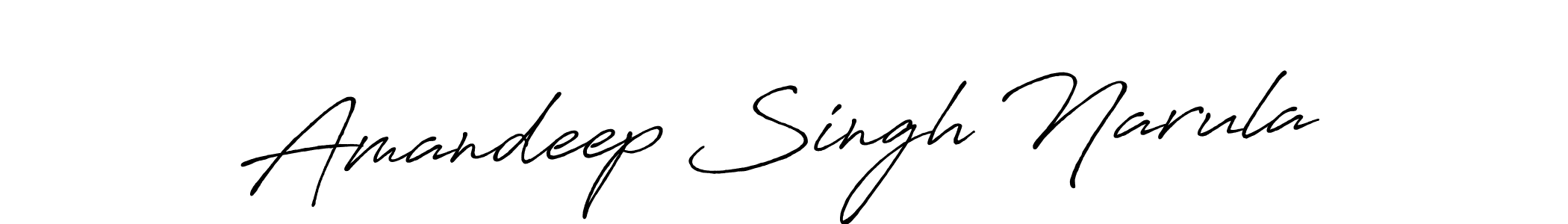 Use a signature maker to create a handwritten signature online. With this signature software, you can design (Antro_Vectra_Bolder) your own signature for name Amandeep Singh Narula. Amandeep Singh Narula signature style 7 images and pictures png