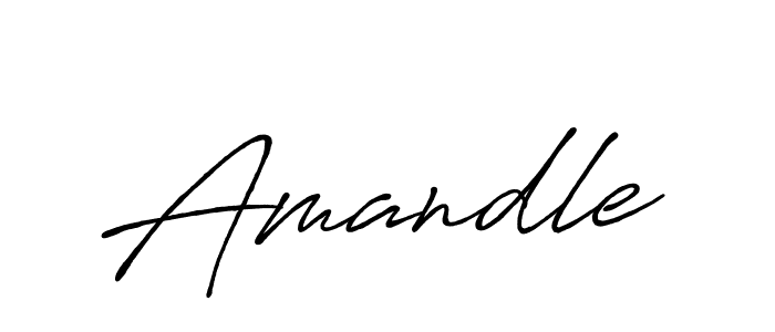How to make Amandle signature? Antro_Vectra_Bolder is a professional autograph style. Create handwritten signature for Amandle name. Amandle signature style 7 images and pictures png