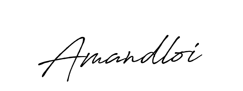 Amandloi stylish signature style. Best Handwritten Sign (Antro_Vectra_Bolder) for my name. Handwritten Signature Collection Ideas for my name Amandloi. Amandloi signature style 7 images and pictures png