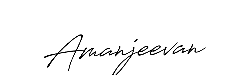 Design your own signature with our free online signature maker. With this signature software, you can create a handwritten (Antro_Vectra_Bolder) signature for name Amanjeevan. Amanjeevan signature style 7 images and pictures png