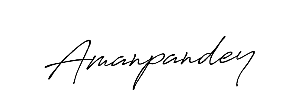 Create a beautiful signature design for name Amanpandey. With this signature (Antro_Vectra_Bolder) fonts, you can make a handwritten signature for free. Amanpandey signature style 7 images and pictures png
