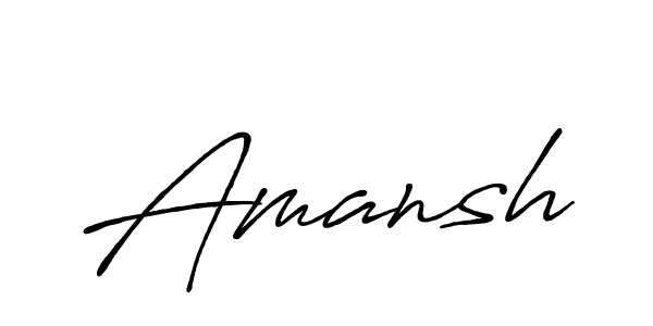 Once you've used our free online signature maker to create your best signature Antro_Vectra_Bolder style, it's time to enjoy all of the benefits that Amansh name signing documents. Amansh signature style 7 images and pictures png