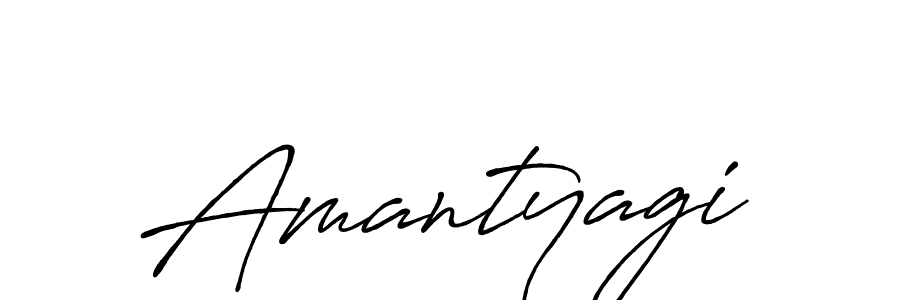 Create a beautiful signature design for name Amantyagi. With this signature (Antro_Vectra_Bolder) fonts, you can make a handwritten signature for free. Amantyagi signature style 7 images and pictures png