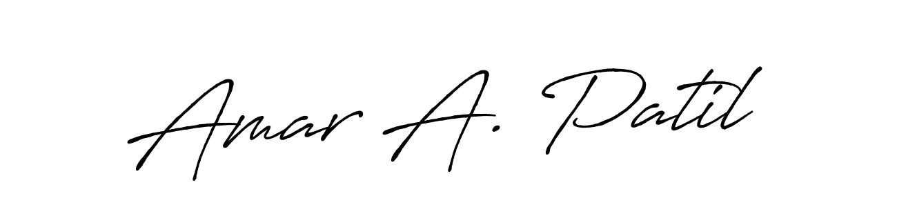 Also we have Amar A. Patil name is the best signature style. Create professional handwritten signature collection using Antro_Vectra_Bolder autograph style. Amar A. Patil signature style 7 images and pictures png