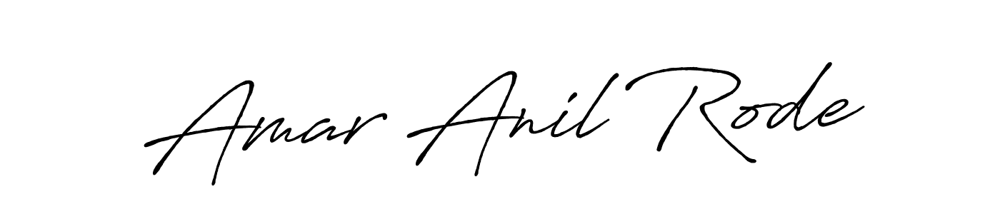 if you are searching for the best signature style for your name Amar Anil Rode. so please give up your signature search. here we have designed multiple signature styles  using Antro_Vectra_Bolder. Amar Anil Rode signature style 7 images and pictures png