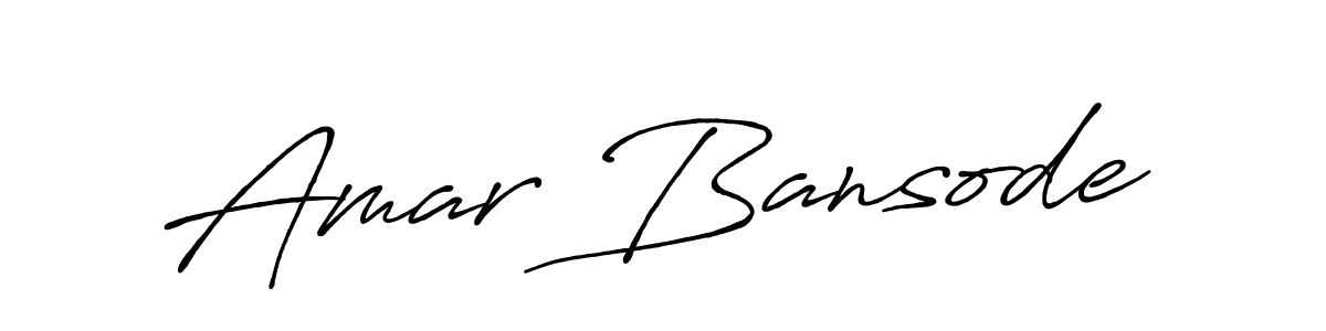 Amar Bansode stylish signature style. Best Handwritten Sign (Antro_Vectra_Bolder) for my name. Handwritten Signature Collection Ideas for my name Amar Bansode. Amar Bansode signature style 7 images and pictures png