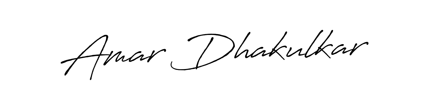 The best way (Antro_Vectra_Bolder) to make a short signature is to pick only two or three words in your name. The name Amar Dhakulkar include a total of six letters. For converting this name. Amar Dhakulkar signature style 7 images and pictures png