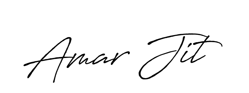 Use a signature maker to create a handwritten signature online. With this signature software, you can design (Antro_Vectra_Bolder) your own signature for name Amar Jit. Amar Jit signature style 7 images and pictures png