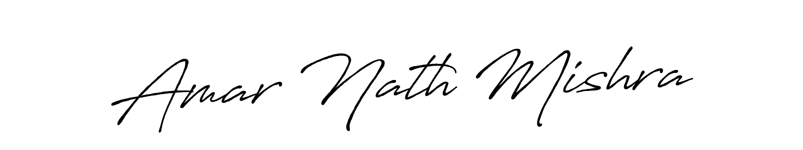 Use a signature maker to create a handwritten signature online. With this signature software, you can design (Antro_Vectra_Bolder) your own signature for name Amar Nath Mishra. Amar Nath Mishra signature style 7 images and pictures png