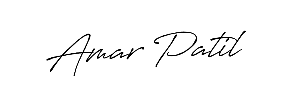 Design your own signature with our free online signature maker. With this signature software, you can create a handwritten (Antro_Vectra_Bolder) signature for name Amar Patil. Amar Patil signature style 7 images and pictures png