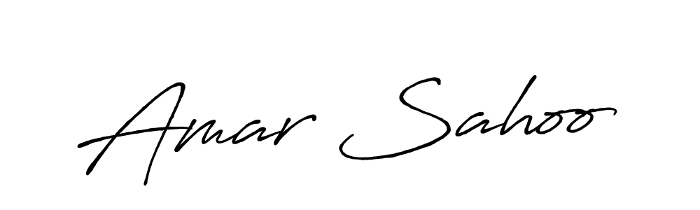 Amar Sahoo stylish signature style. Best Handwritten Sign (Antro_Vectra_Bolder) for my name. Handwritten Signature Collection Ideas for my name Amar Sahoo. Amar Sahoo signature style 7 images and pictures png