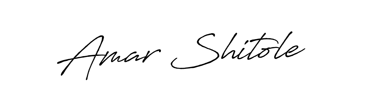 Use a signature maker to create a handwritten signature online. With this signature software, you can design (Antro_Vectra_Bolder) your own signature for name Amar Shitole. Amar Shitole signature style 7 images and pictures png