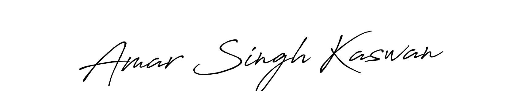 How to make Amar Singh Kaswan name signature. Use Antro_Vectra_Bolder style for creating short signs online. This is the latest handwritten sign. Amar Singh Kaswan signature style 7 images and pictures png