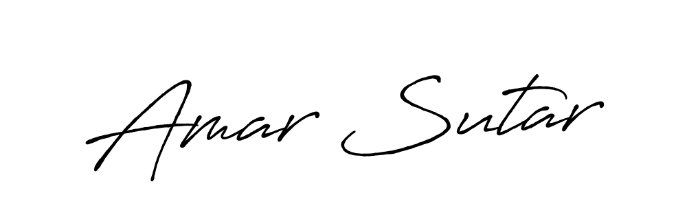 if you are searching for the best signature style for your name Amar Sutar. so please give up your signature search. here we have designed multiple signature styles  using Antro_Vectra_Bolder. Amar Sutar signature style 7 images and pictures png