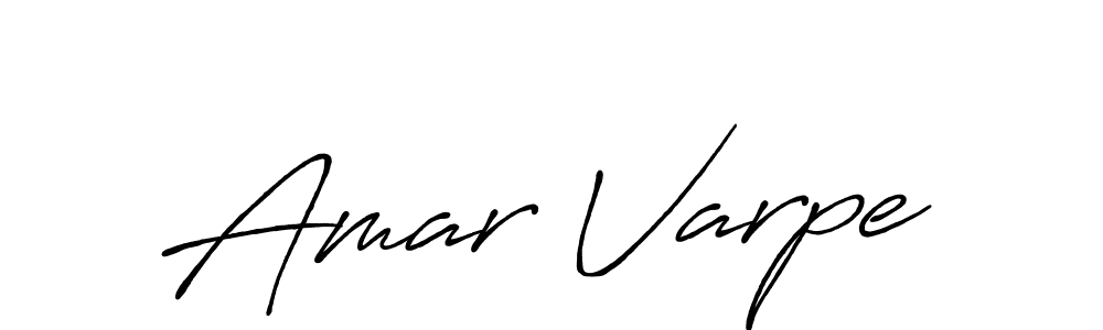 This is the best signature style for the Amar Varpe name. Also you like these signature font (Antro_Vectra_Bolder). Mix name signature. Amar Varpe signature style 7 images and pictures png