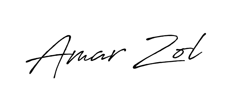 Also we have Amar Zol name is the best signature style. Create professional handwritten signature collection using Antro_Vectra_Bolder autograph style. Amar Zol signature style 7 images and pictures png