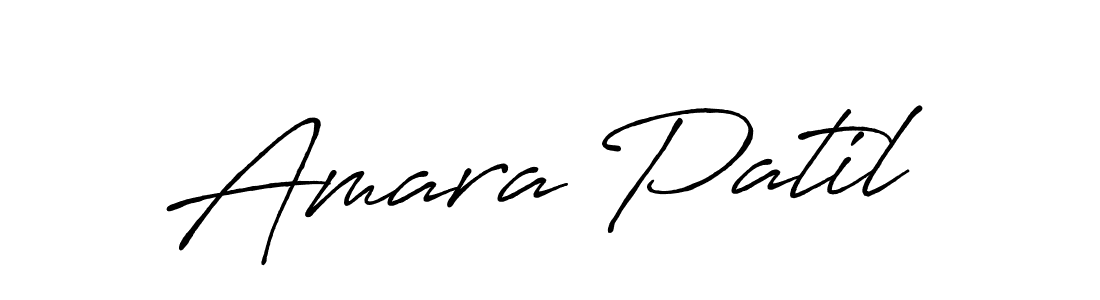 Use a signature maker to create a handwritten signature online. With this signature software, you can design (Antro_Vectra_Bolder) your own signature for name Amara Patil. Amara Patil signature style 7 images and pictures png