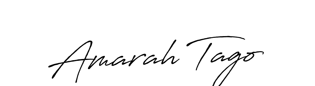 This is the best signature style for the Amarah Tago name. Also you like these signature font (Antro_Vectra_Bolder). Mix name signature. Amarah Tago signature style 7 images and pictures png