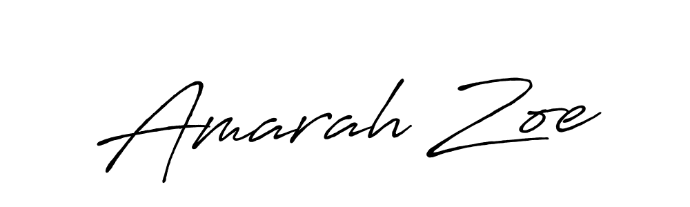 It looks lik you need a new signature style for name Amarah Zoe. Design unique handwritten (Antro_Vectra_Bolder) signature with our free signature maker in just a few clicks. Amarah Zoe signature style 7 images and pictures png