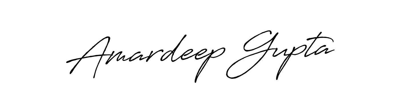 Design your own signature with our free online signature maker. With this signature software, you can create a handwritten (Antro_Vectra_Bolder) signature for name Amardeep Gupta. Amardeep Gupta signature style 7 images and pictures png