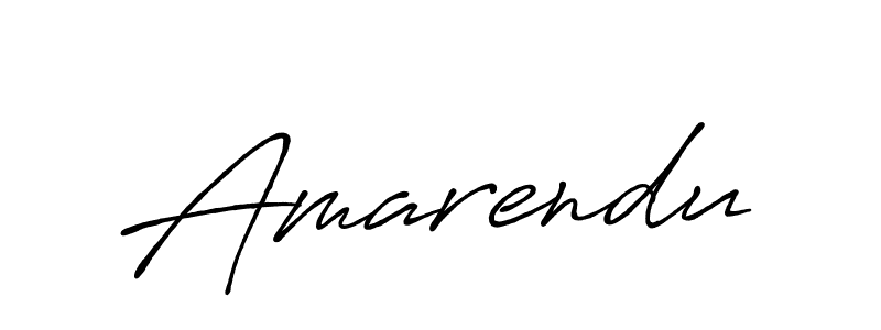 Make a beautiful signature design for name Amarendu. With this signature (Antro_Vectra_Bolder) style, you can create a handwritten signature for free. Amarendu signature style 7 images and pictures png