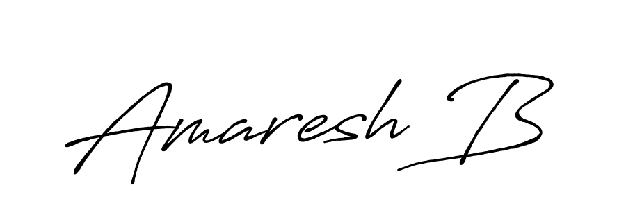 Amaresh B stylish signature style. Best Handwritten Sign (Antro_Vectra_Bolder) for my name. Handwritten Signature Collection Ideas for my name Amaresh B. Amaresh B signature style 7 images and pictures png