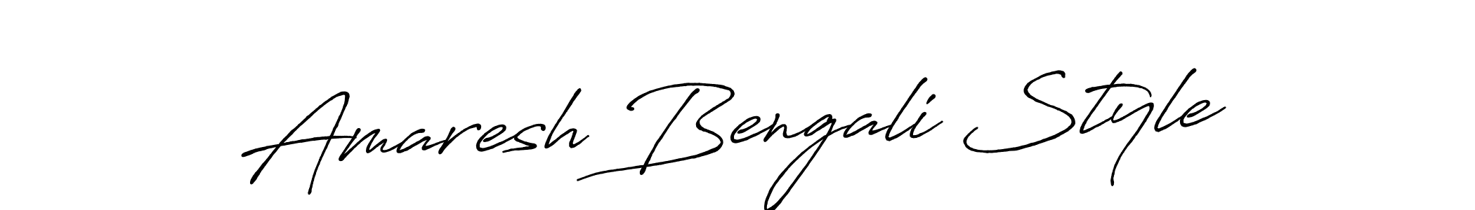 Also we have Amaresh Bengali Style name is the best signature style. Create professional handwritten signature collection using Antro_Vectra_Bolder autograph style. Amaresh Bengali Style signature style 7 images and pictures png