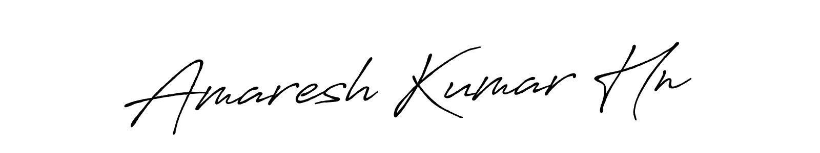 How to make Amaresh Kumar Hn signature? Antro_Vectra_Bolder is a professional autograph style. Create handwritten signature for Amaresh Kumar Hn name. Amaresh Kumar Hn signature style 7 images and pictures png