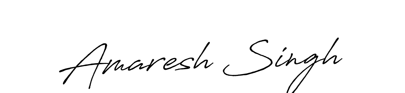 How to make Amaresh Singh signature? Antro_Vectra_Bolder is a professional autograph style. Create handwritten signature for Amaresh Singh name. Amaresh Singh signature style 7 images and pictures png