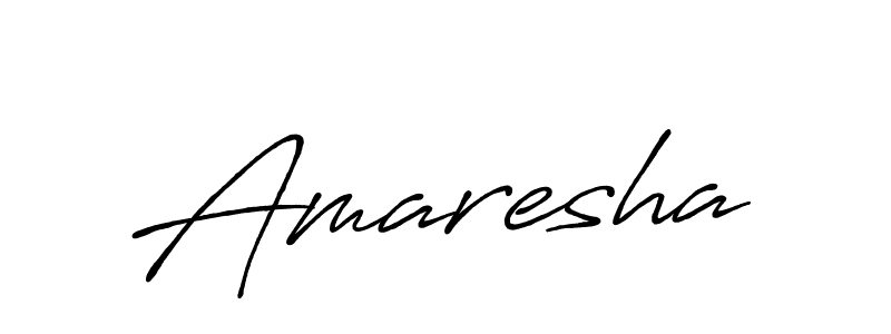 Use a signature maker to create a handwritten signature online. With this signature software, you can design (Antro_Vectra_Bolder) your own signature for name Amaresha. Amaresha signature style 7 images and pictures png