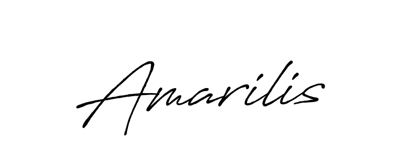 Also we have Amarilis name is the best signature style. Create professional handwritten signature collection using Antro_Vectra_Bolder autograph style. Amarilis signature style 7 images and pictures png