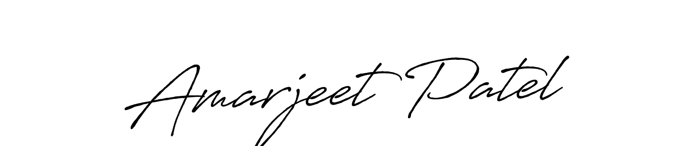 Also You can easily find your signature by using the search form. We will create Amarjeet Patel name handwritten signature images for you free of cost using Antro_Vectra_Bolder sign style. Amarjeet Patel signature style 7 images and pictures png