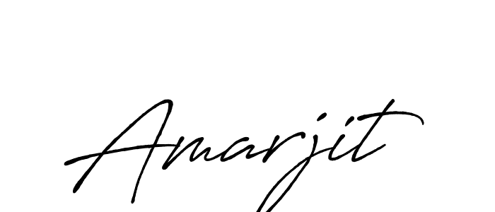 Design your own signature with our free online signature maker. With this signature software, you can create a handwritten (Antro_Vectra_Bolder) signature for name Amarjit. Amarjit signature style 7 images and pictures png